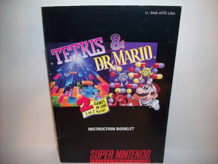 Tetris & Dr. Mario - SNES Manual